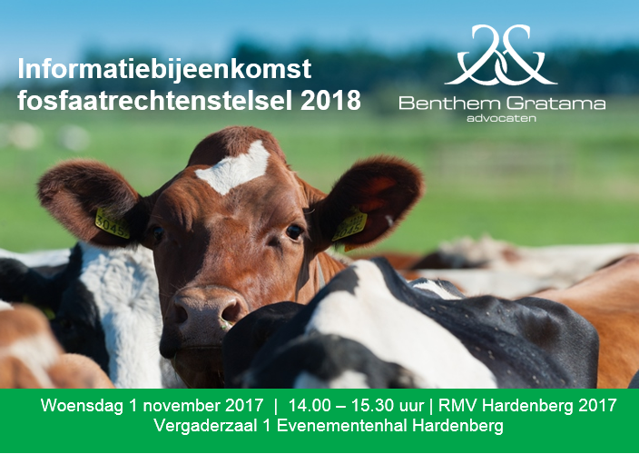 Informatiebijeenkomst fosfaatrechtenstelsel 2018 | RMV Hardenberg